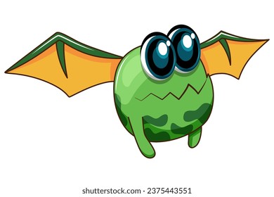 Cute Monster Character Design Illustration