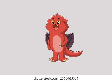Cute Monster Character Design Illustration