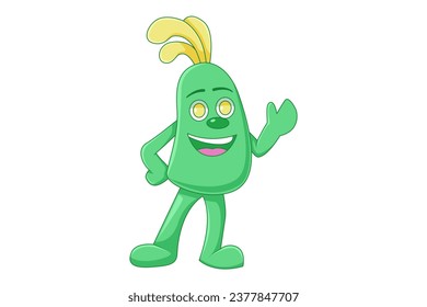 Cute Monster Character Design Illustration