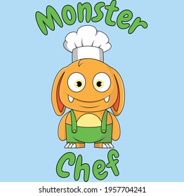 cute monster character  vector format