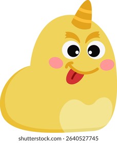 Cute Monster Character Vector Illustration