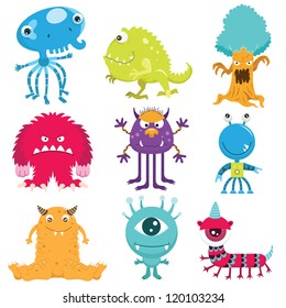 Cute Monster Collection Set