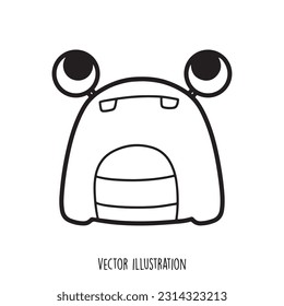 cute monster collection vector illustration
