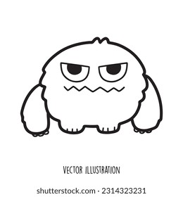 cute monster collection vector illustration