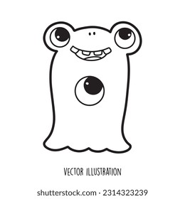 cute monster collection vector illustration