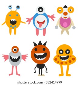 cute monster design vector eps.10