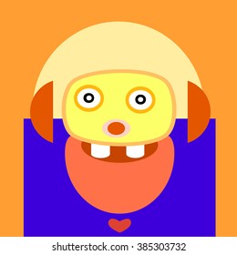 cute monster  design vector eps.10