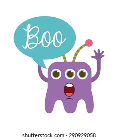 cute monster design, vector illustration eps10 graphic 