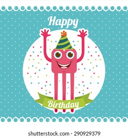 cute monster design, vector illustration eps10 graphic 