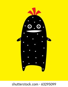 cute monster doodle
