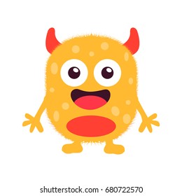 Cute monster Fluffy illustration