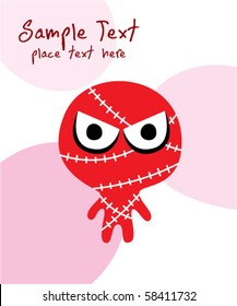 cute monster gift card