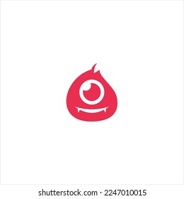 Cute monster happy vector template logo and inspiration designs.