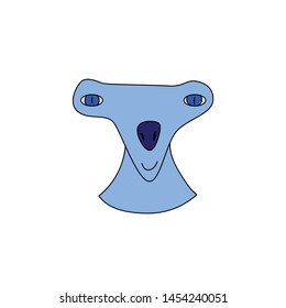 Cute monster icons in cartoon style. Vector illustration for kids worksheet and nursery design.