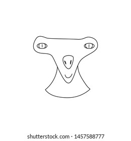 Cute monster icons in outline style. Vector illustration for kids worksheet and nursery design.