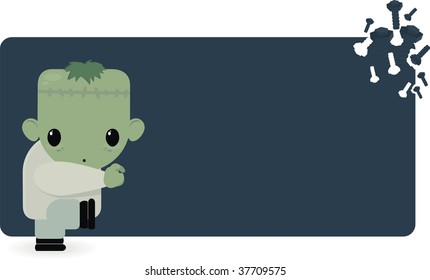cute monster illustration