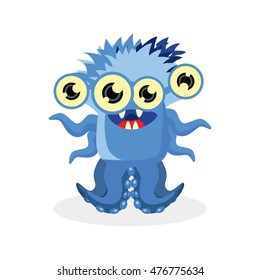 Cute monster illustration 