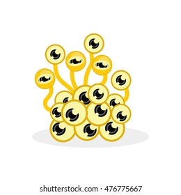 Cute monster illustration 