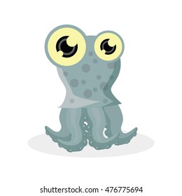 Cute monster illustration 