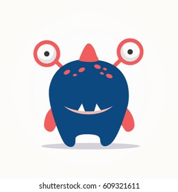 Cute monster illustration