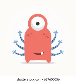 Cute monster illustration