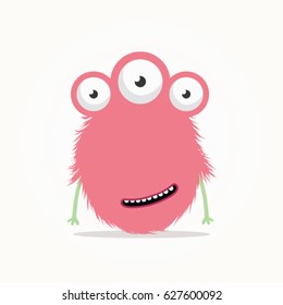 Cute monster illustration