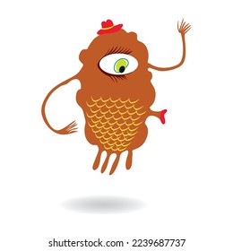 Cute Monster For kids .