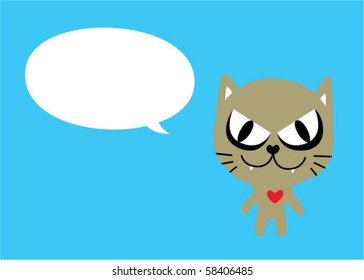 cute monster message tag