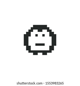 Cute Monster Pixel icon, linear symbol vector design. Great for mobile app, web design, game, etc