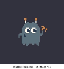 Cute Monster Pixel Style for Game character