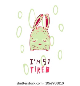 cute monster print