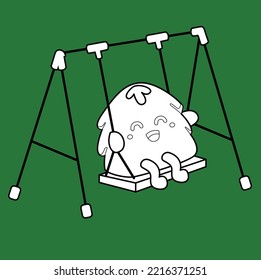 Cute Monster School Digital Stamp