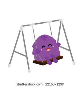 Cute Monster School Illustration Vector Clipart