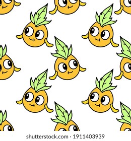 cute monster seamless pattern textile print. Great for summer vintage fabric, scrapbooking, wallpaper, giftwrap. repeat pattern background design