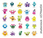 Cute Monster Set 