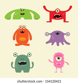 Cute Monster Set 