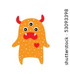 cute monster tag