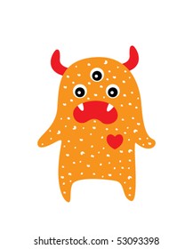 cute monster tag