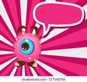 Cute Monster Vector