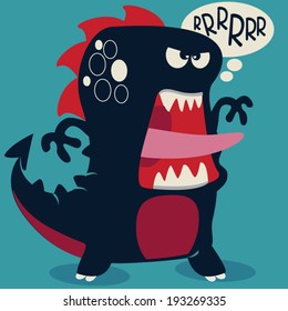 cute monster vector