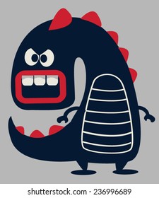 cute monster vector