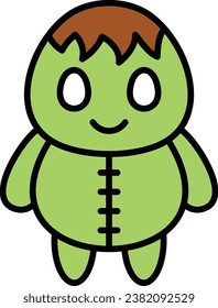 Cute Monster vector icon. Can be used for printing, mobile and web applications.