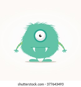 Cute monster vector illustration