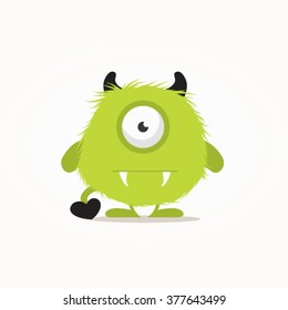 Cute monster vector illustration