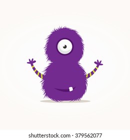 Cute monster vector illustration