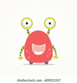 Cute monster vector illustration