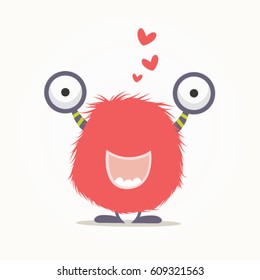 Cute monster vector illustration