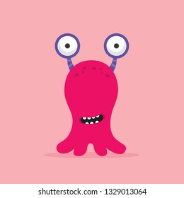 Cute monster vector illustration art.