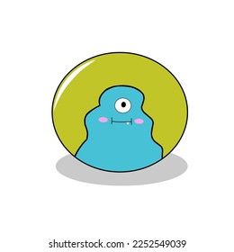 cute monster vector illustration image