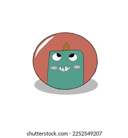 cute monster vector illustration image